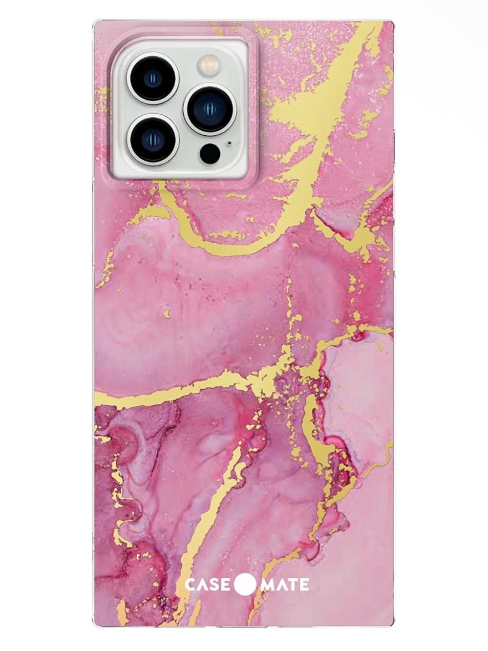 Case-Mate Pink & Gold Marble Phone Case- iPhone 13 Pro Max / iPhone 12 Pro Max